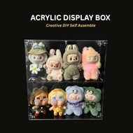 DIY Blind Box Acrylic Display Box Transparent Toy Stackable Doll Figure Case DIY Own Assemble