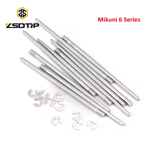 ZSDTRP Mikuni 6 Series Jet Needles for Mikuni TM36 TM38 VM30 VM32 VM34 VM36 VM38 Flatslide Carbureto