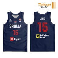 THL X EuroBasket Serbia Fiba Basketball 2022 Full Sublimation Jersey Basketball