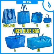 IKEA Blue Laundry Bag Recycle Bag Shopping Bag Ikea Foldable Beg Ikea Biru Baju Laundry XS S M L XL