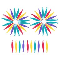 100pcs Dental Orthodontic Elastic Placer for Braces--Elastic Rubber Band Placers Mix Color