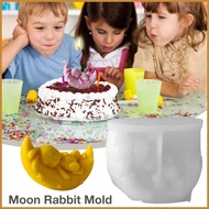 Rabbit Mold for Crafting Moon Rabbit Resin Casting Candle Molds Crafting Tools Desk Decor Epoxy Plas