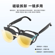 2026 Top with HY-1010 Smart Bluetooth Glasses AI Translation Music Headset Bluetooth Call AI Smart G