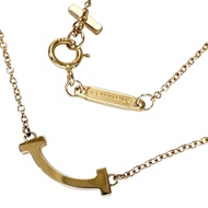 TIFFANY&Co./Tiffany T Smile迷你項鍊，18K黃金，2.3克，41/46厘米，女士款 [二手]