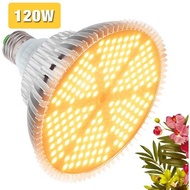 120W LED Growth Bulb Sunshine Full Spectrum Plant Bulb 180 LED Growth Lights E26/E27