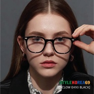 [RECLOW] Korean style near-sighted glasses frame RECLOW E493- ̣바이 RECLOW E493 안경 transparent/brown/b