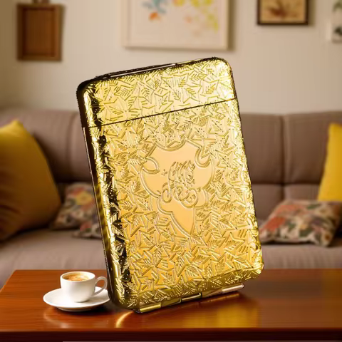 USB cigarette lighter box rechargeable cigarette lighter unique style 16branch standard cigarette bo