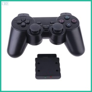 CRE Wireless Gamepad Vibrator 2 4GHz USB Game Controller Handle Joystick with Receiver for PS2 For 2