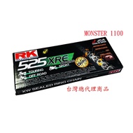 RK 525 Gold Black XRE 120L Oil Seal Chain MONSTER 1100