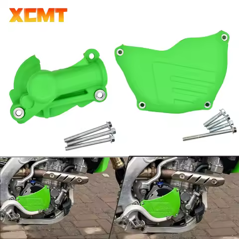 Motorcycle Clutch Guard Water Pump Protector Cover For Kawasaki KX250F KX 250F 2004 2005 2006 2007 2