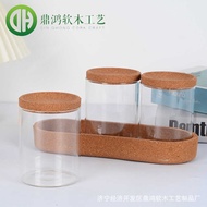 Cork jar, glass storage sealing stopper, tray, molded holder, cup lid, cork stopper