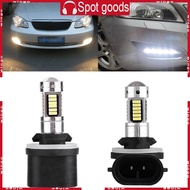 WIN 1 Pair 12V 550LM H3 H1 881 880 Car Fog Lights Bulb DRL Lamp 881 880 H27 Bulb  6500k LED Auto Dri