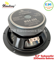 Broadway 6.5" Subwoofer Speaker 8ohms 100/200watts MS6-100 / MS6-200