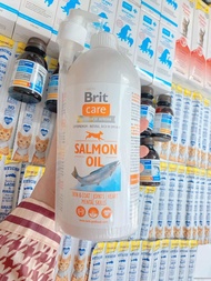 Dầu Cá Hồi Brit Care Dưỡng Lông Cho Chó Mèo Chai 1L Nhập Đức