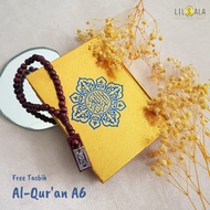 KAYU [QA6T] Gold A6 Quran Package With Wooden Tasbih
