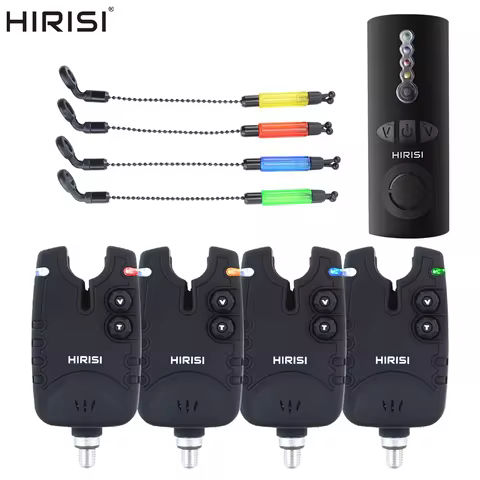 Carp Fishing Alarm Set 1+4 Waterproof Fishing Alarm Indicator SQ-4 Bite Indicator