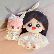 Taiwan Shipment 10cm Baby Clothes Cotton Buoyancy Style Small Sling Skirt Rabbit Ears Hair Band Ring