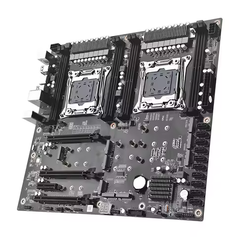 X99 D4 Dual Pro Motherboard Socket Lga 2011-3 Motherboard 10 Sata Port For Chia X99 Placa Mae Suppor