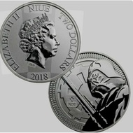 2018 Starwars Darth Vader 1 oz Silver Bullion