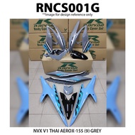 Yamaha NVX 155 V1 Aerox Cover Set Sticker Tanam Rapido New