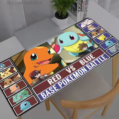 Computer Varmilo Keyboard Mouse Pad Anime New Pokemon Pikachu Gaming Accessories Table XXL Gamer Car