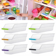 Kitchen Refrigerator Space Saver Organizer Slide Shelf Rack Rack Holder Storage