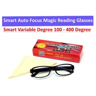 Smart auto focus Magic Reading Glasses - Smart Variable Degree 100 - 400 Degree