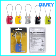 DFJTY Tsa Customs Lock TSA Certification Combination Padlock for Zipper Bag Lockset Travel Luggage Suitcase Code Changeable Metal DHREW