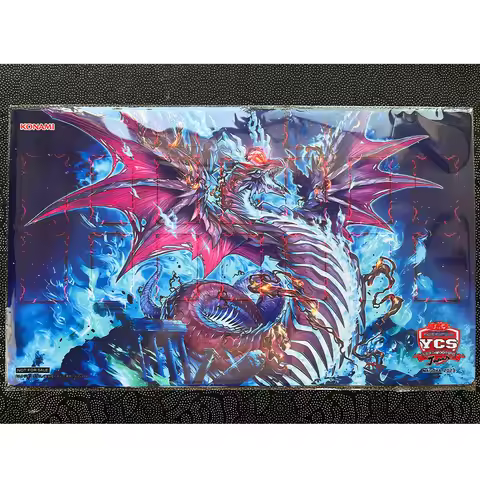Yugioh Playmat Snake-Eyes Flamberge Dragon Card Games Playmats TCG OGC CCG Yu-Gi-Oh Mat-D417