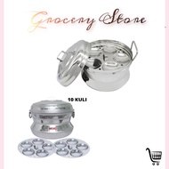 Classical Aluminium 10,15Kuli Idly Idli Pot Idly Maker Gas Stove Support Idli Maker Steamer Pot