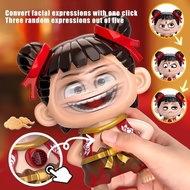 GANTUNGAN [Ready ️]Nezha Keychain/Face Changing Toy/Key Chain/Toy Keychain/Bag Toy