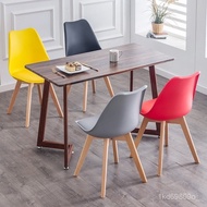 Minimalist Dining Chair Apartment Desk Cafeteria Restaurant Table And Tulip