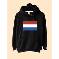 Premium hoodie jacket with Dutch flag design