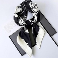 Imitation Silk Printed Square Head Scarf For Men Small Shawl 68cm/26.7inch/50g Bandana Scarf Women's