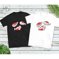 FISH TSHIRT KOI FISH T-SHIRT FUNNY T-SHIRT MEN'S T-SHIRT CHILDREN'S T-SHIRT Wanita