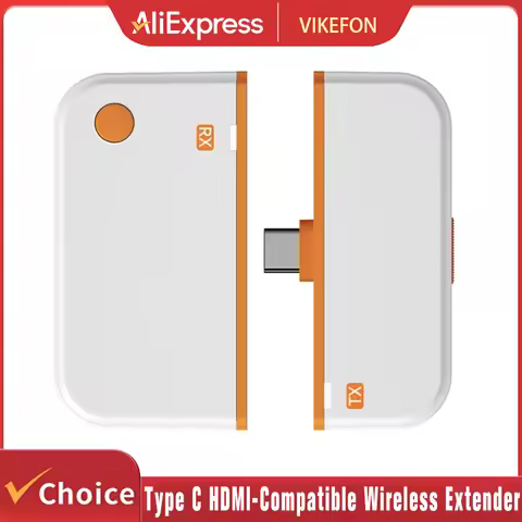 50M 1080P HDMI-Compatible Wireless Extender 5.8G HD Transmission Projector Video Extension for PC La