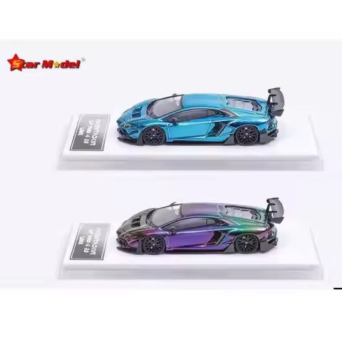 Star Model 1:64 Lamborghini Eventado LP700-4 Big Bull LBWK Ferrari F40 Alloy Die Cast Car Model Coll