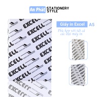 A5 Excel paper 80gsm, smooth white paper surface