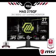 [BUBBLEWRAP] MSI MAG275QF | 2560 X 1440 ( WQHD ) | 180HZ | 27" 2K GAMING MONITOR