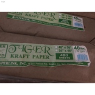Brown Paper 32gsm Tiger 40 lbs Kraft 36x48 inches 10 sheets