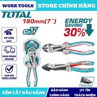 TOTAL TOTAL TOTAL High-quality heavy-head cutting pliers 7” 180mm THT27716S