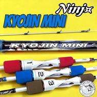NINJA KYOJIN MINI SOLID CARBON JIGGING ROD FISHING ROD NINJA MICRO JIGGING LIGHT JIGGING