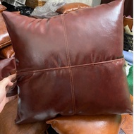 Herbal Pillows, Combo 2 Leather Pillows Inside With Herbs Stretched In spa Cushions, sofa Pillows, Cars, Leather Pillows G999