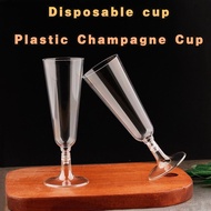 10/20PCS Disposable Hard Plastic Red Wine Glasses Champagne Glasses Wedding and Birthday Party Suppl