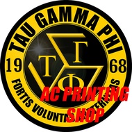 TAU GAMMA PHI Waterproof Stickers Laminated
