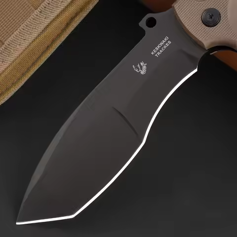 FX-500- Multi-functional tactical folding knife, nylon fiber knife case, N690 steel wilderness survi