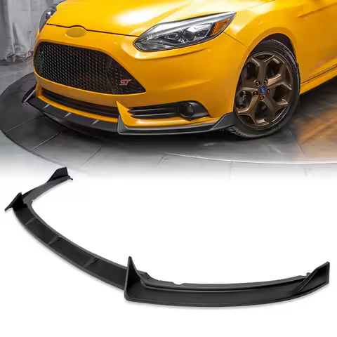 For 2012 2013 2014 Ford Focus ST Hatchback Models Only GT-Style Front Bumper Spoiler Lip Body Kit