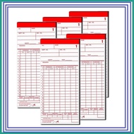 ⊙ ✳ 500 pcs Time Card DTR for Bundy Clock Machine Punch card
