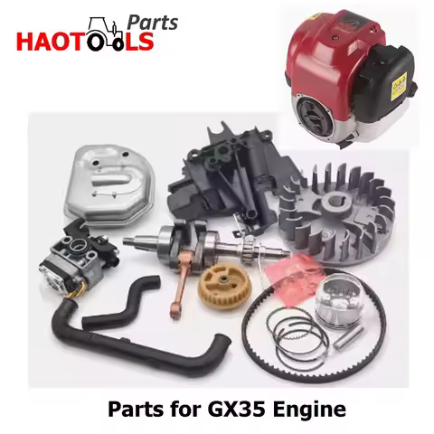 Part for GX35 Engine, Carburetor, Air Filter, Clutch, Cylinder, Flywheel, Piston, Crankshaft, Cam, A