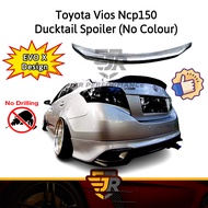 JR Custom Made Evo X 86 Rear Ducktail Spoiler Toyota Vios NCP150 Itik Spoiler Car Accessories Bodyki